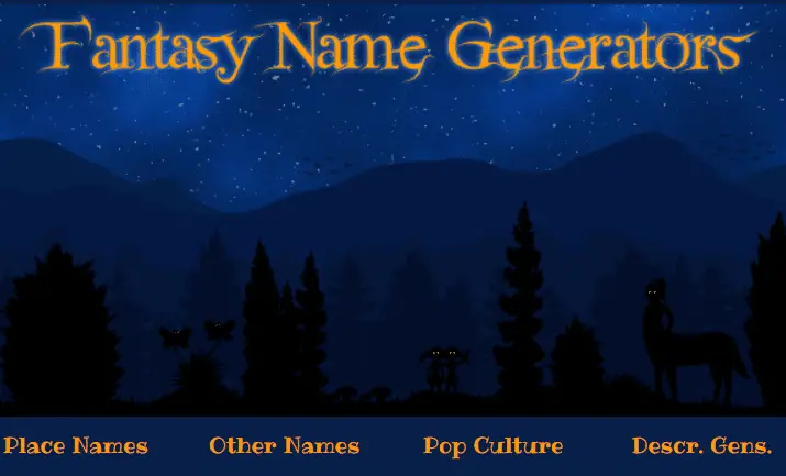 Fantasynamegenerator