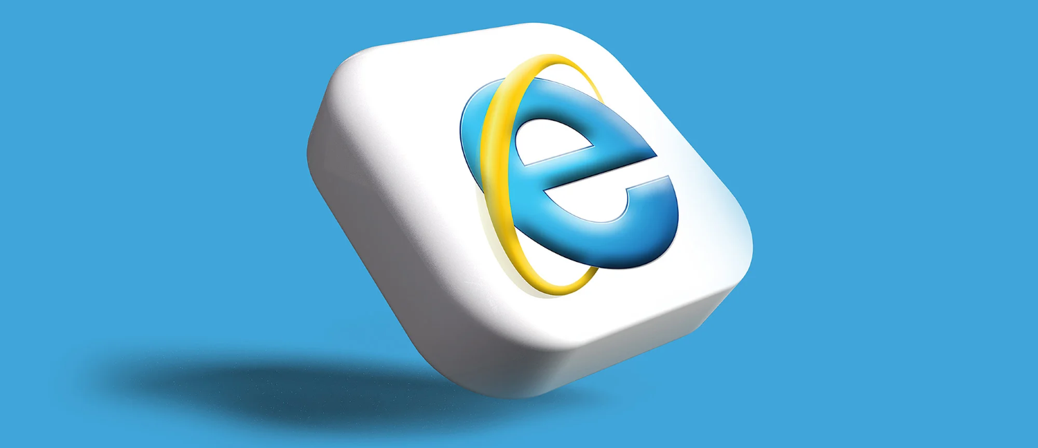 internet explorer logo banner