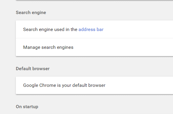 Manage Search Engines