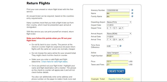 Ticket Details