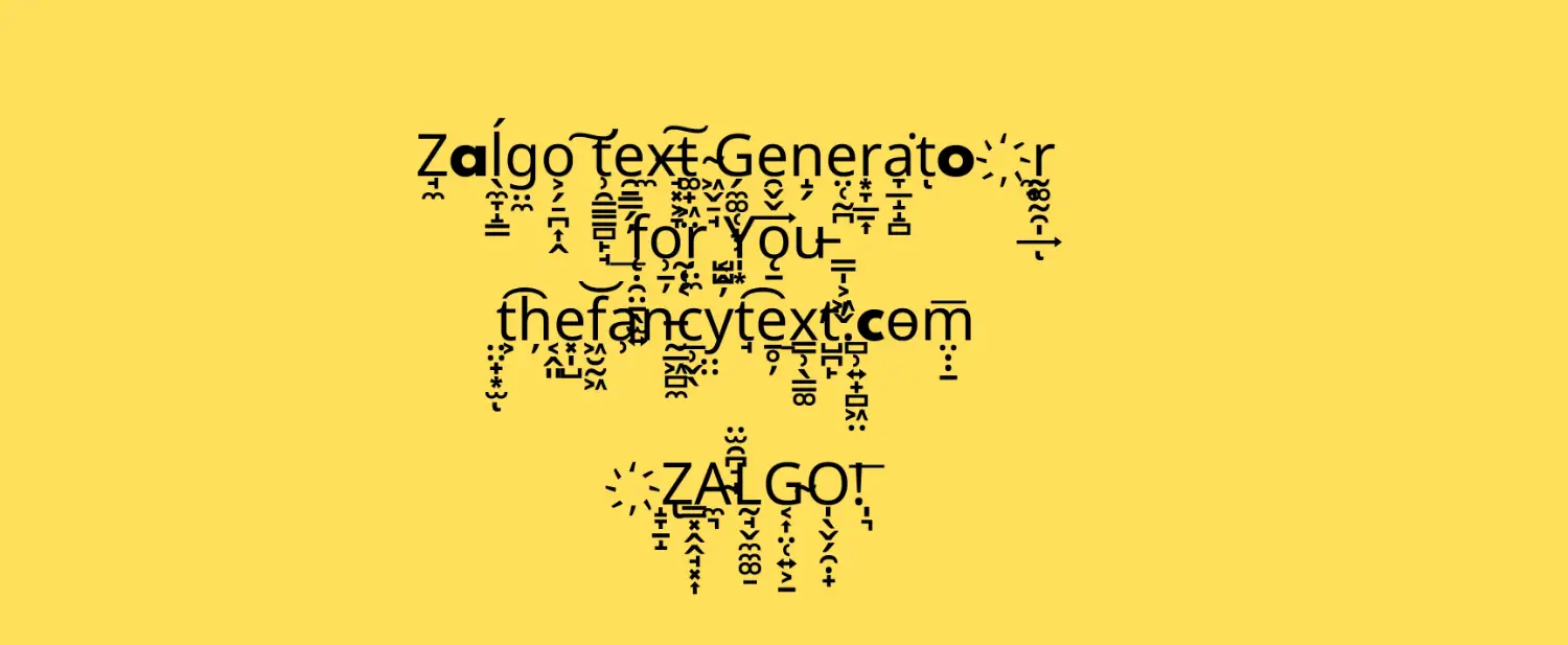 zalgo-text