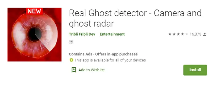 real ghost detector radar