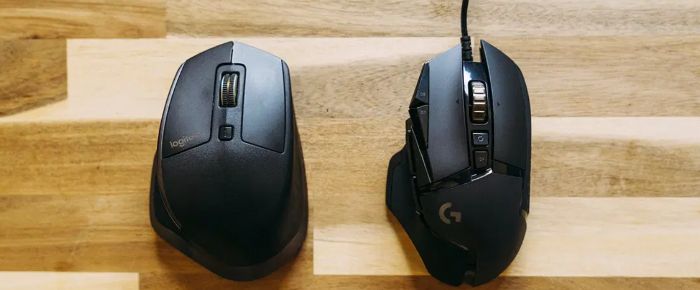 visual difference gaming mouse