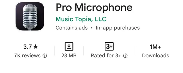 pro microphone app