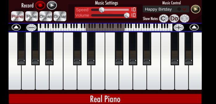 real piano app