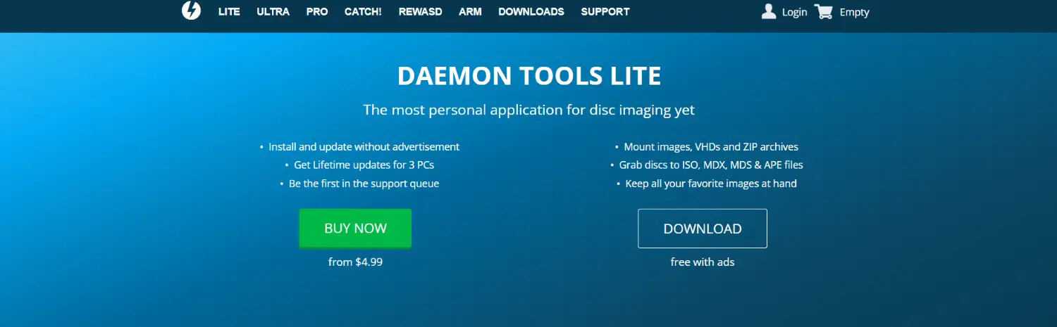 daemon tools site