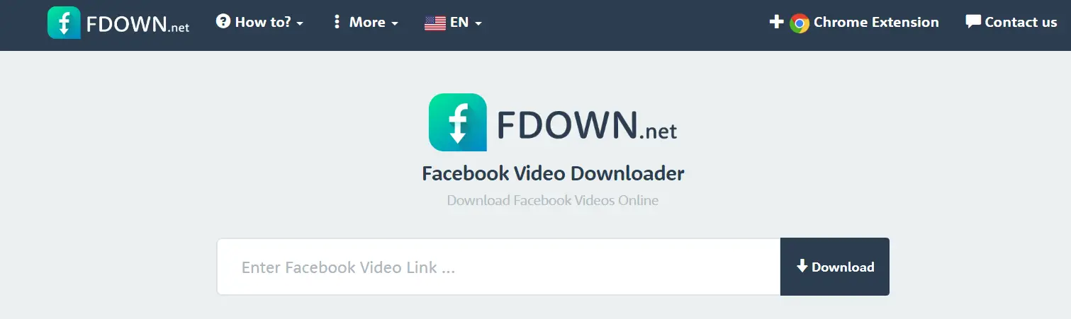 fdown video downloader from facebook