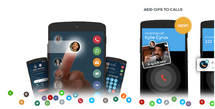 contacts, phone dialer & caller id: drupe