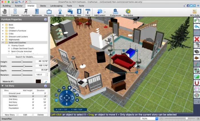 dreamplan free home design software