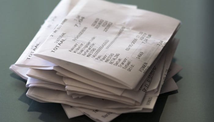 receipts