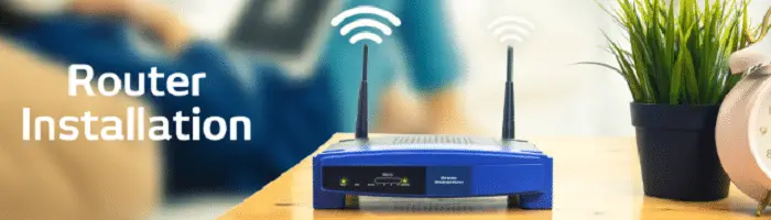 router installation