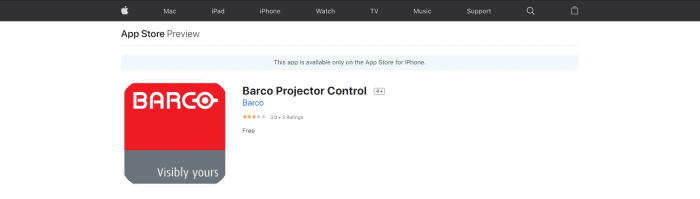 barco control app