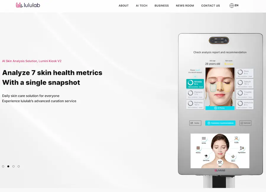 Lululabs AI-Enabled Skincare Diagnostic Device (LUMINI)
