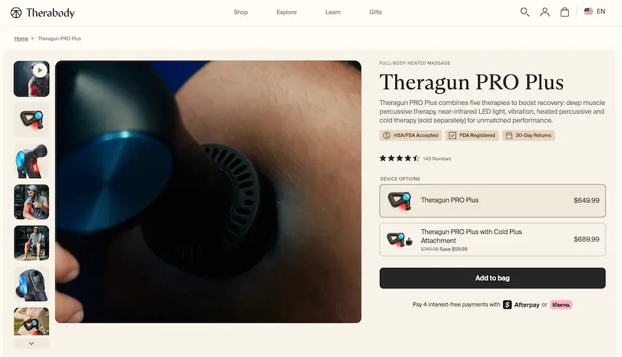 Therabody Theragun Pro Plus