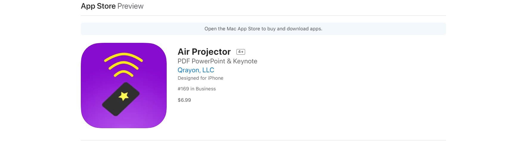 air projector