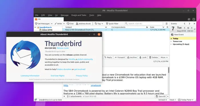 thunderbird mail
