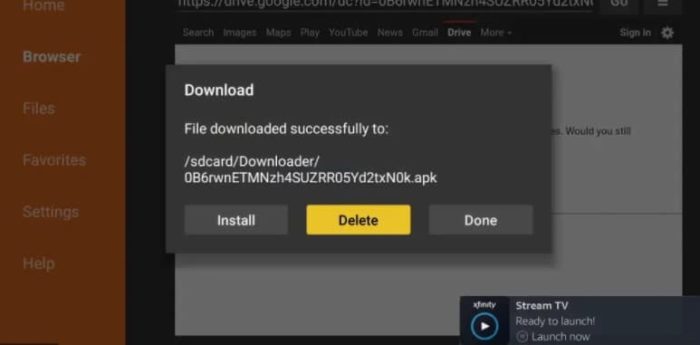 Xfinity on downloader app