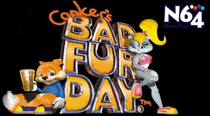 conker's bad fur day- rarest nintendo 64 game