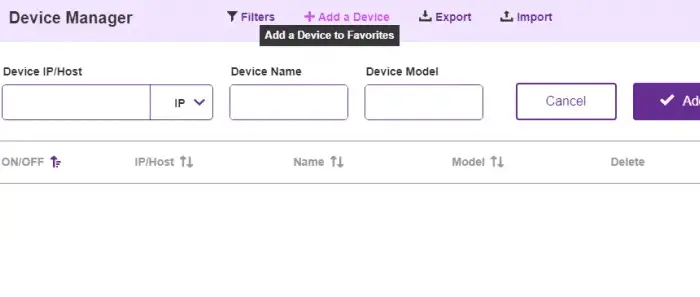 device manager roku