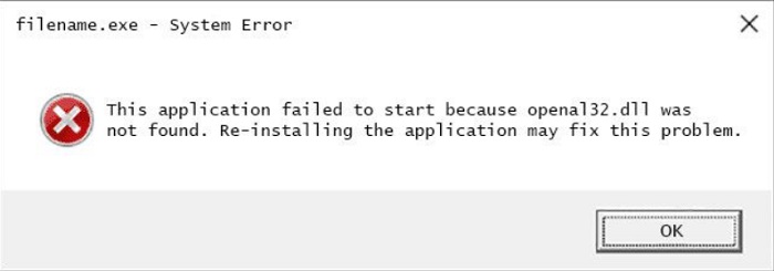 how to fix openal32.dll error