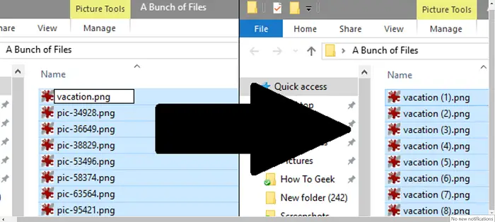 rename multiple files in windows explorer