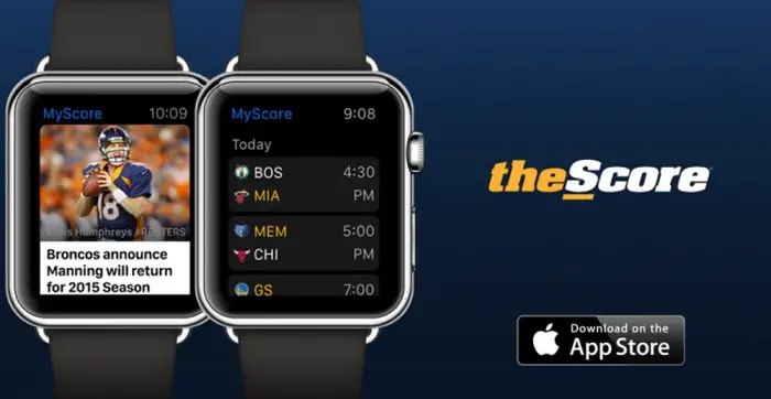 thescore- apple watch app
