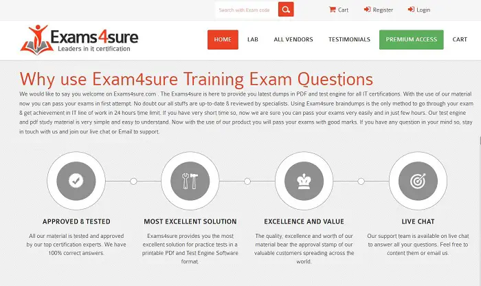 exams4sure website
