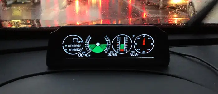 autotool X90 car HUD GPS electronic compass