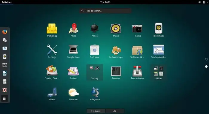 linux os desktop