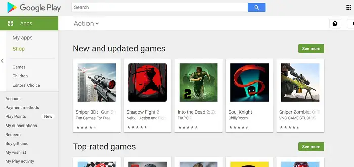 playstore hd games