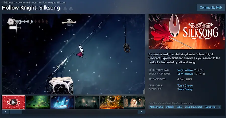 Hollow Knight: Silksong