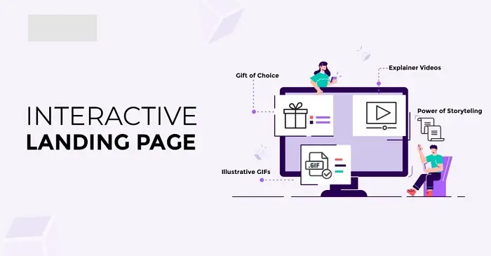 interactive landing page