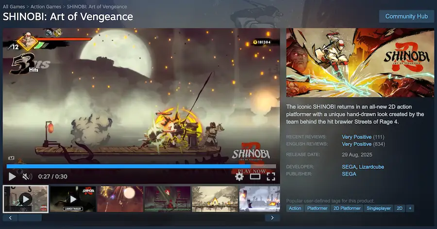 Shinobi: Art of Vengeance