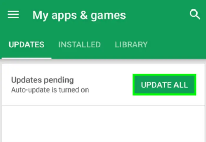 update apps