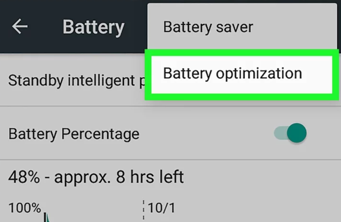 оптимизация батареи