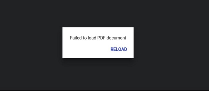 error in downloading pdf