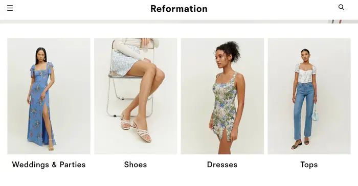reformation stores like aritzia