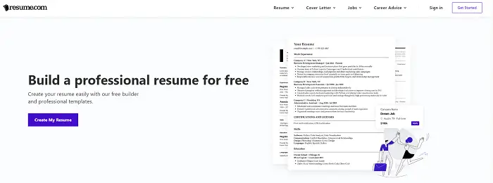 build a proffesional resume