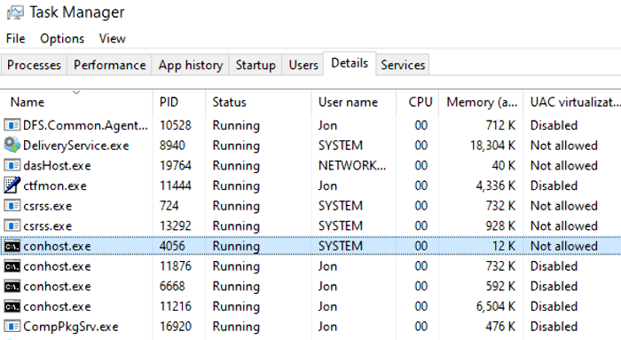 You need to restart your PC and check for the conhost.exe session running in the Task Manager.