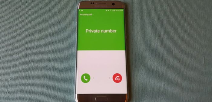 private number call
