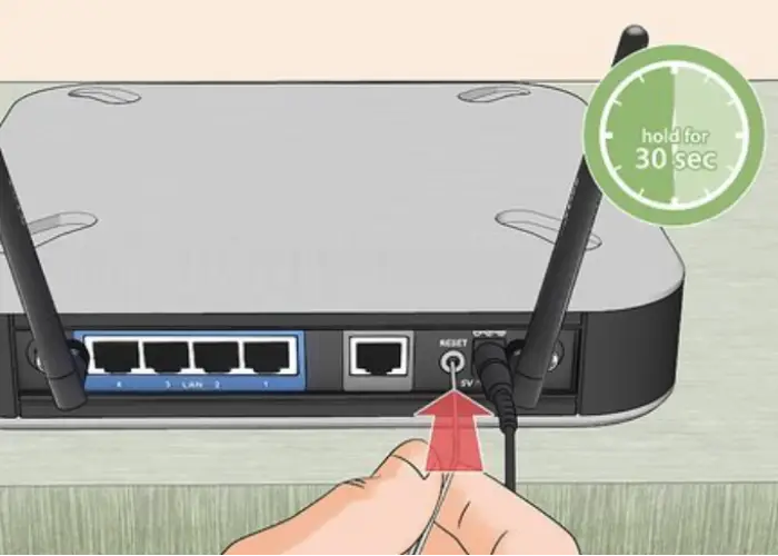 unplug the router and the modem