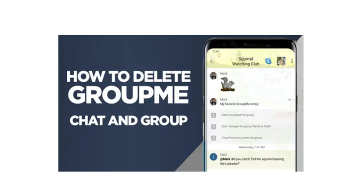 how to delete chats on groupme