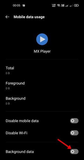 mx player background data