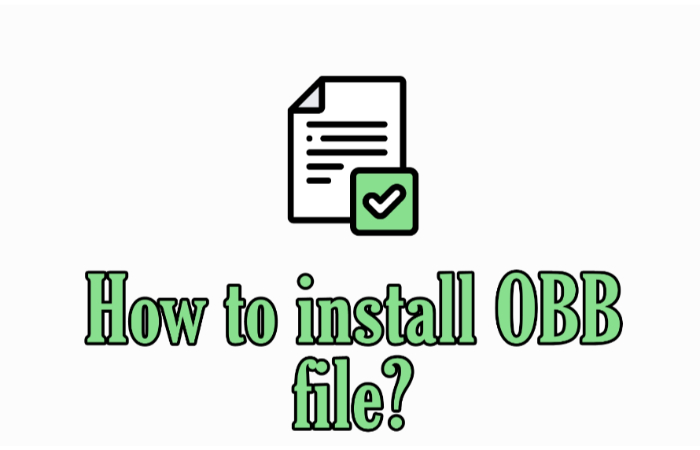 how to install obb file