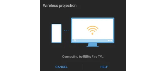 беспроводная проекция, подключающаяся к пожарному телевизору