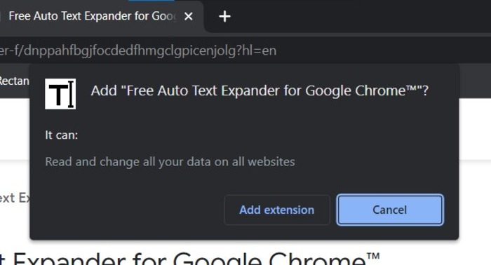 add extension