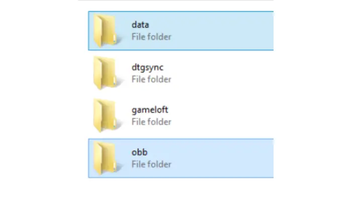 folder obb data