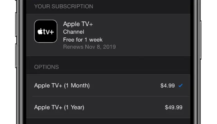 free seven days apple tv trial
