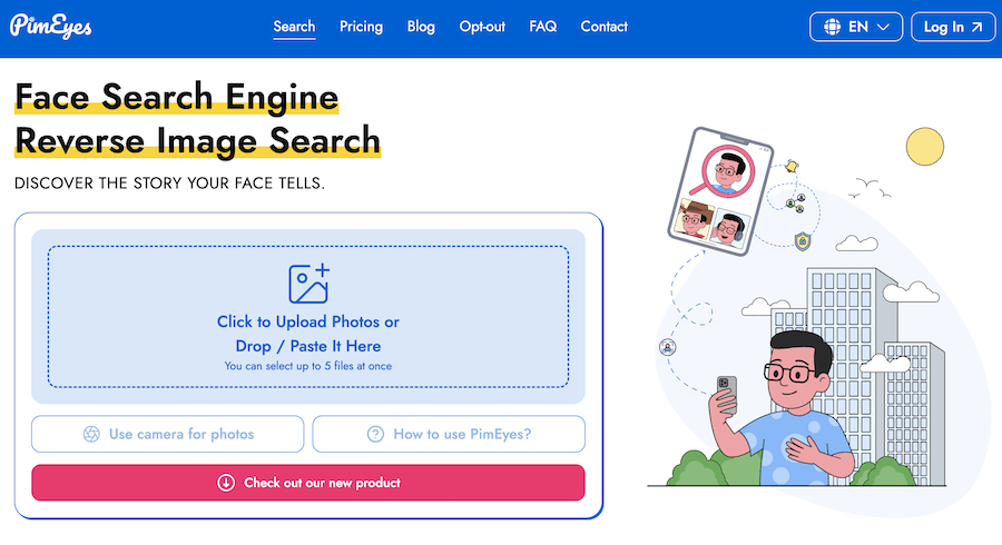 PimEyes Face Recognition Search