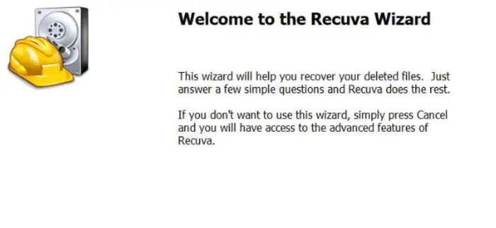 recovery wizard